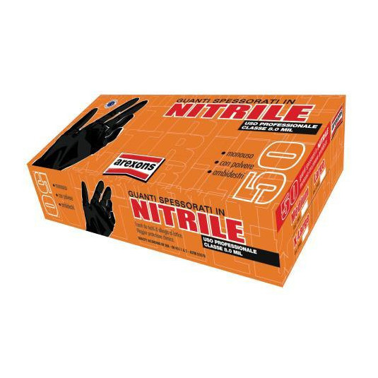 Ochranné rukavice NITRILE spesso č. M 50ks