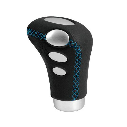 Guľa riadiacej páky KOBRA s modrým šitím