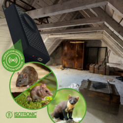 Plašič kún a hlodavcov duálne napájanie