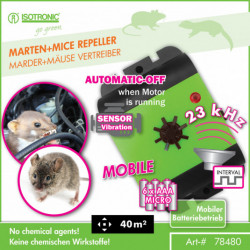 Plašič kún a hlodavcov do auta, ISOTRONIC V4