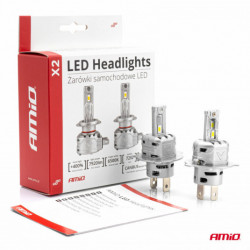 LED žiarovky hlavného svietenia H4 X2 Series AMiO (+canbus)