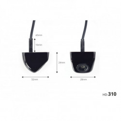 Asistenty parkovania TFT01 4,3 s kamerou HD-310 4-senzorové biele