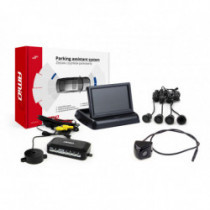 Asistenty parkovania TFT01 4,3 s kamerou HD-310 4-senzorové, čierne GOLD