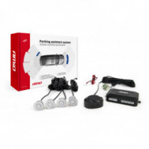 Asistenty parkovania so zvukovým signalizátorom/bzučiak 4-senzorové ,strieborné