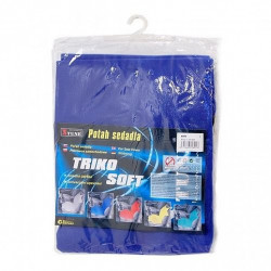 Poťah sedadla TRIKO SOFT predný 1ks modrý