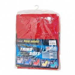 Poťah sedadla TRIKO SOFT predný 1ks červený