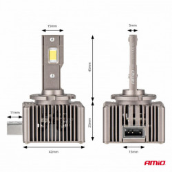 LED žiarovky hlavného svietenia D8S XD Series AMiO