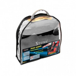 Poťah sedadla TRIKO predné 2ks sivý