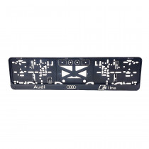 Podložka pod ŠPZ 3D AUDI S LINE (elegant)