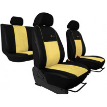 Výpredaj - Poťahy pre DACIA Sandero III (2021 viac ) Exclusive Alcantara (Alcantara-koža) béžová