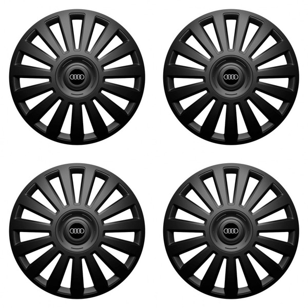 puklice pre  Audi 16 Luxury black