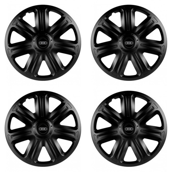 puklice pre  Audi 15 COMFORT BLACK