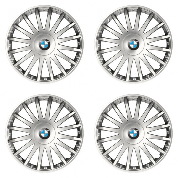 puklice pre BMW 16 CRYSTAL silver