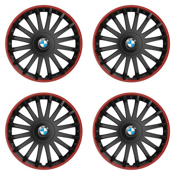 puklice pre BMW 15 CRYSTAL RO black