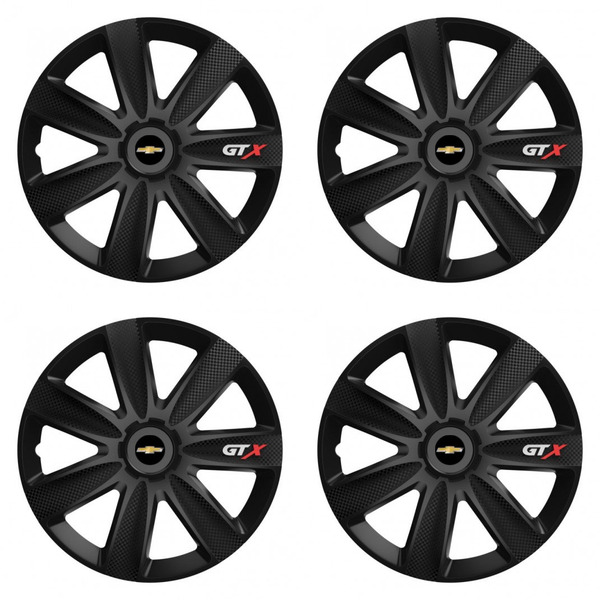 puklice pre  Chevrolet 16 GTX CARBON black