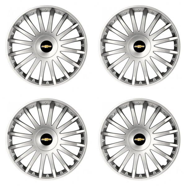puklice pre  Chevrolet 16 CRYSTAL silver