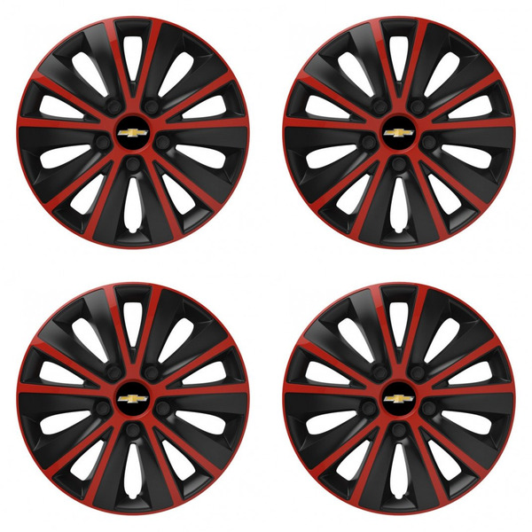puklice pre  Chevrolet 14 RAPIDE red and black