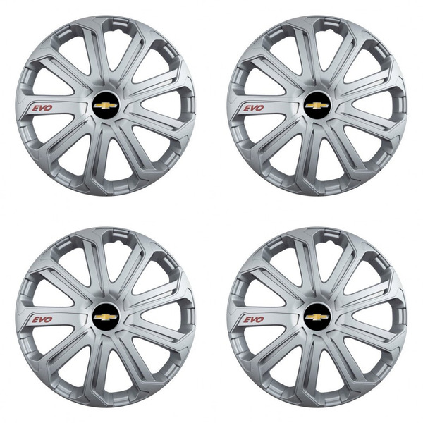 puklice pre  Chevrolet 14 Evo silver
