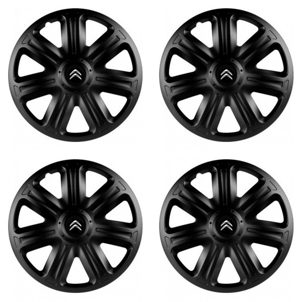 puklice pre  Citroen 15 COMFORT BLACK