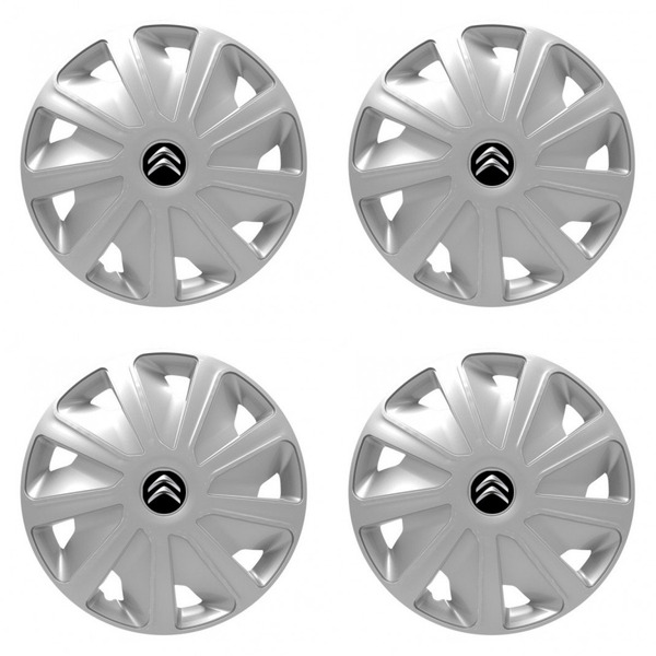 puklice pre  Citroen pre dodávky 16 Craft silver