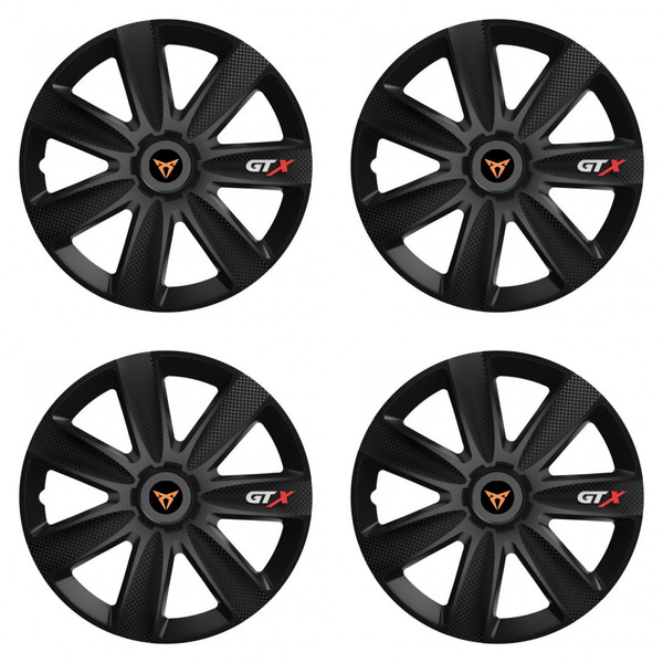 puklice pre  Cupra 14 GTX CARBON black