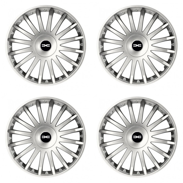 puklice pre  Dacia (nové logo) 16 CRYSTAL silver