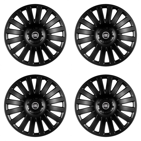 puklice pre  Fiat (čierny) 14 Smart black