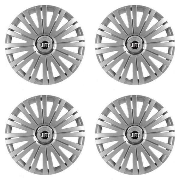 puklice pre  Fiat (čierny) 16 ACTIVE RC