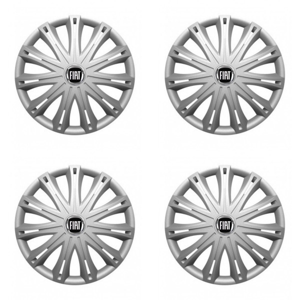 puklice pre  Fiat (čierny) 16 SPARK