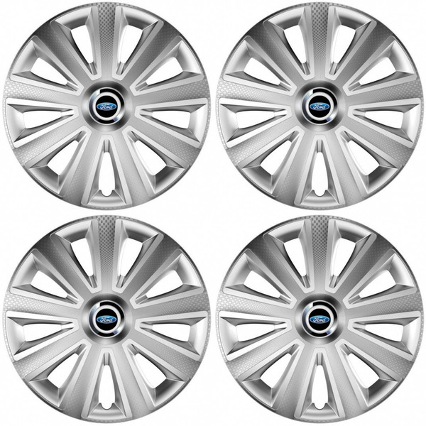 puklice pre  Ford 14 Aviator carbon RC silver