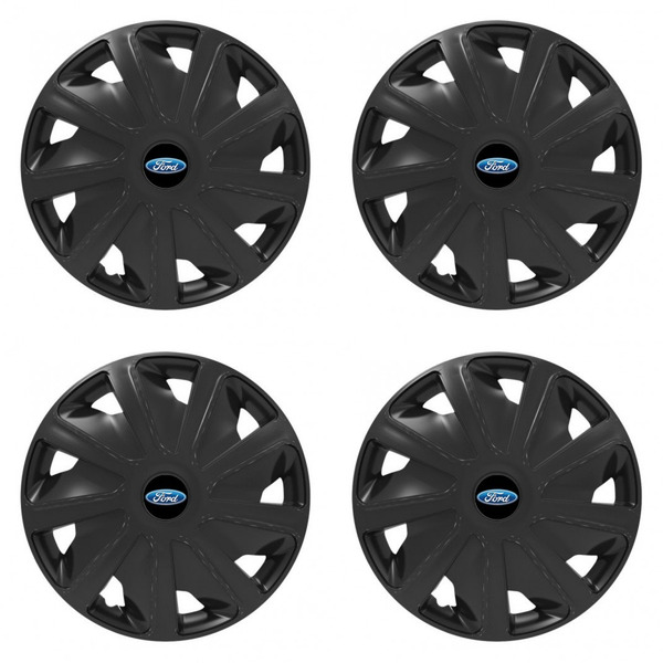 puklice pre  Ford pre dodávky 15 Craft black