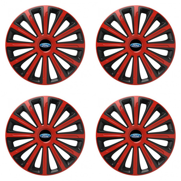 puklice pre  Ford 15 TREND red and black