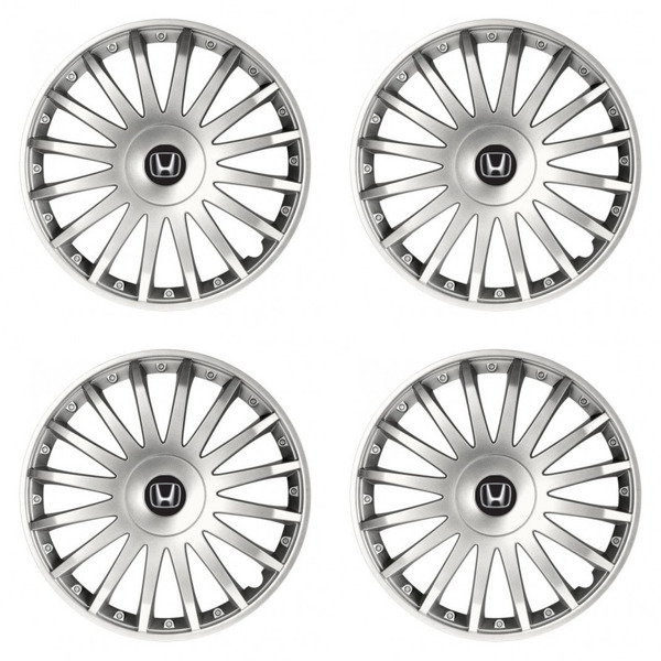 puklice pre  Honda 15 CRYSTAL silver