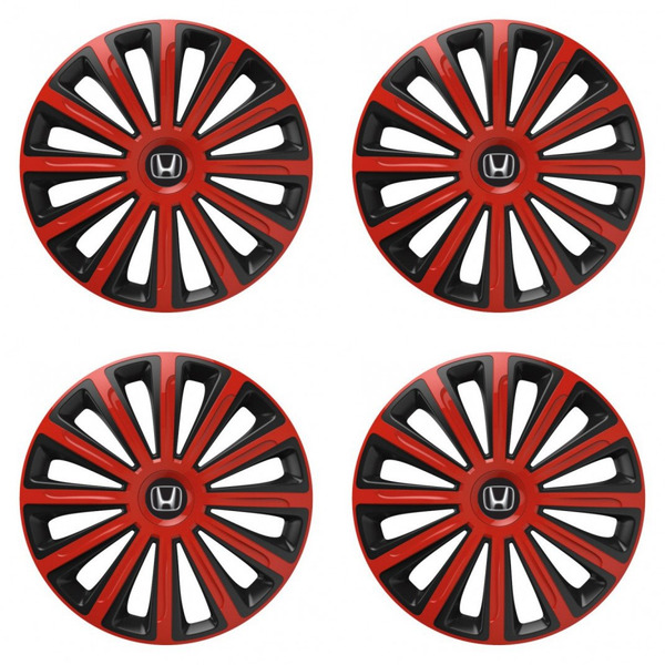puklice pre  Honda 16 TREND red and black