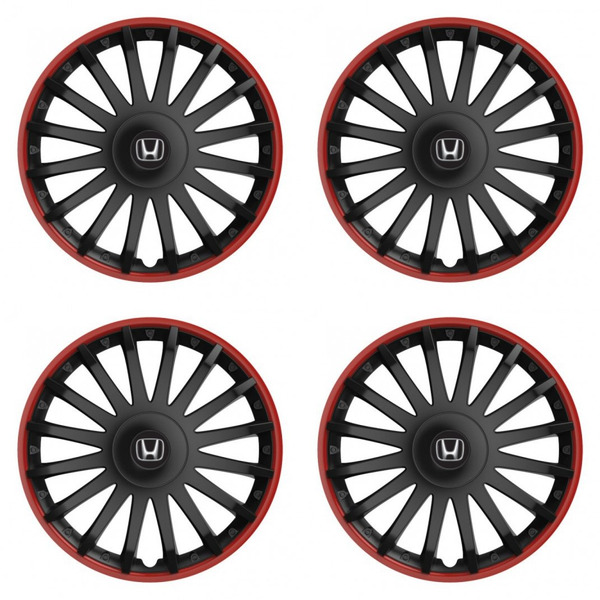 puklice pre  Honda 16 CRYSTAL RO black