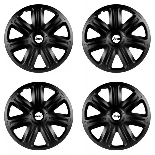 puklice pre  Jeep 14 COMFORT BLACK