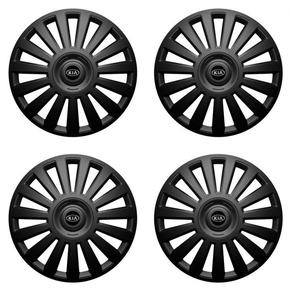 puklice pre  Kia (staršie logo) 16 Luxury black