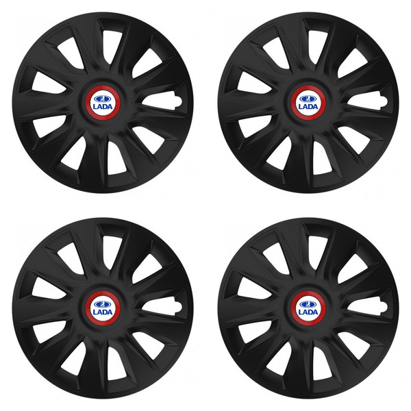 puklice pre  Lada 14 STRATOS RR black