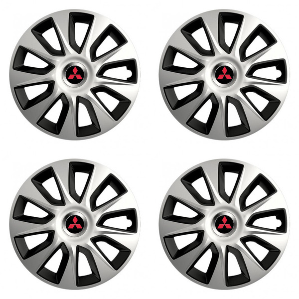 puklice pre  Mitsubishi (červené) 15 STRATOS double colour - výpredaj