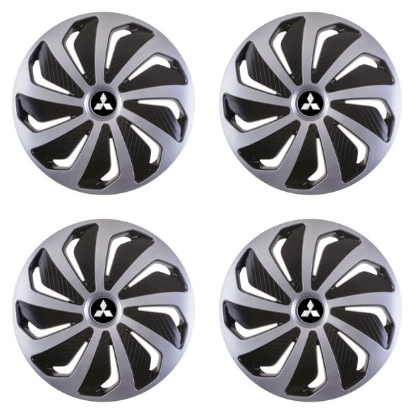 puklice pre  Mitsubishi (strieborné) 14 WIND SB