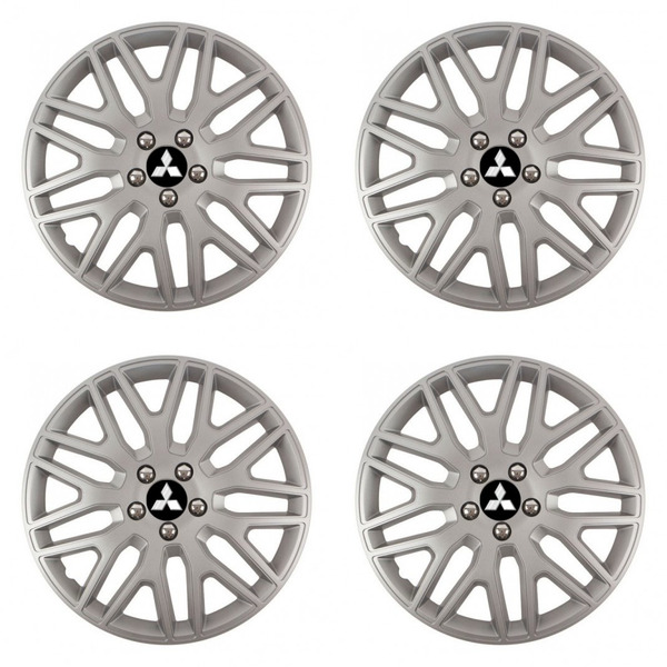 puklice pre  Mitsubishi (strieborné) 15 DAKAR