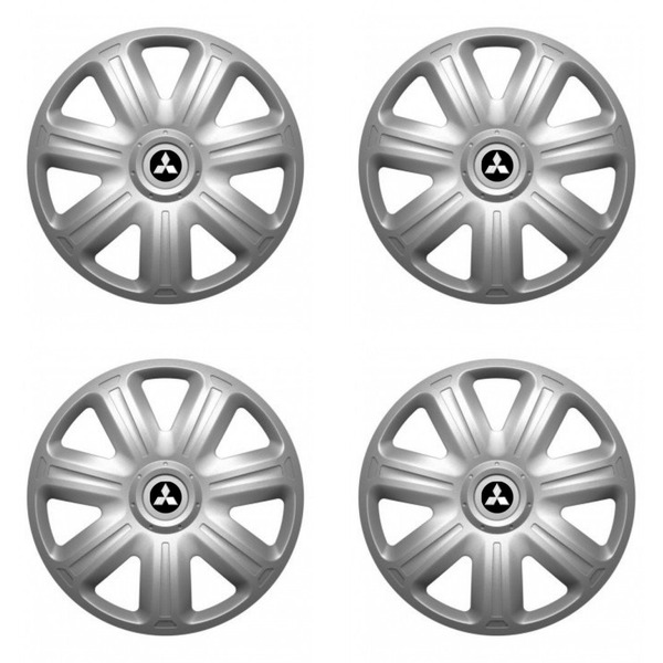 puklice pre  Mitsubishi (strieborné) 15 COMFORT