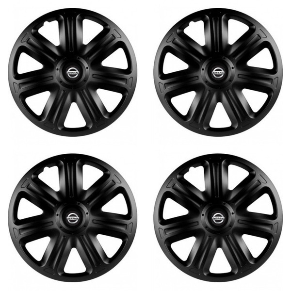puklice pre  Nissan 15 COMFORT BLACK