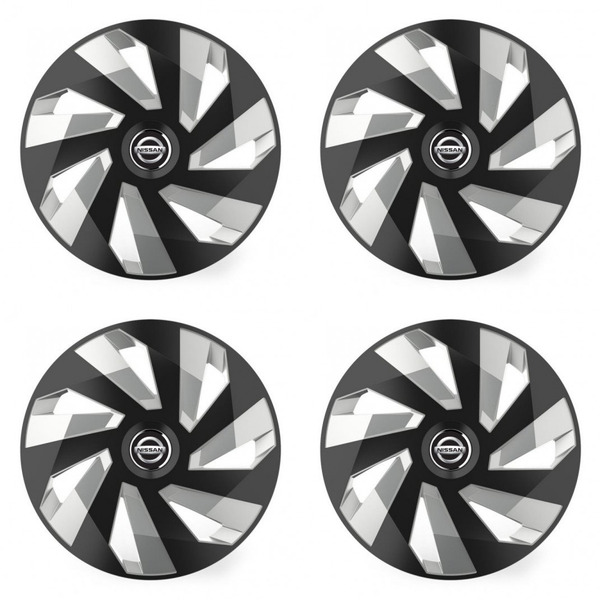 puklice pre  Nissan 14 Vector RC black and silver