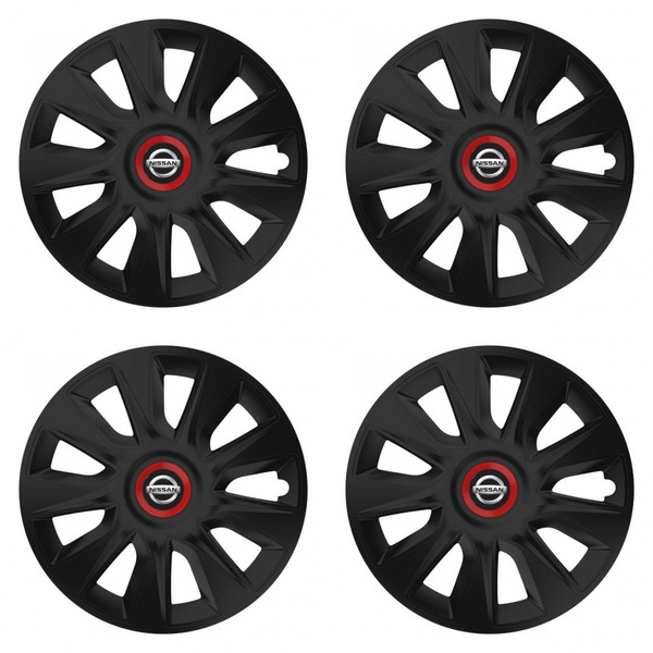 puklice pre  Nissan 17 STRATOS RR black