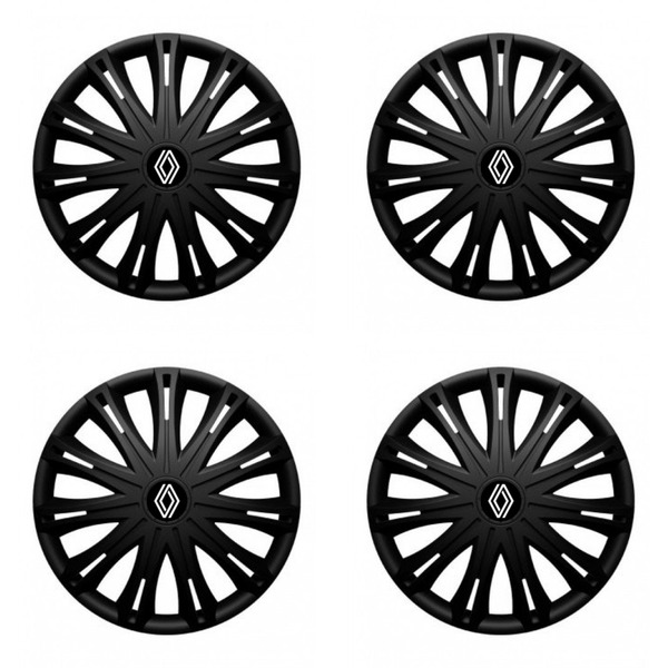 puklice pre  Renault (nové logo) 14 SPARK BLACK1