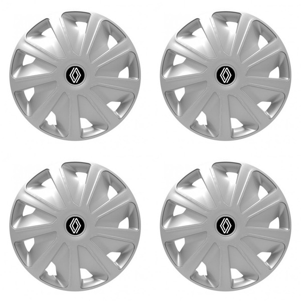 puklice pre  Renault (nové logo) pre dodávky 16 Craft silver