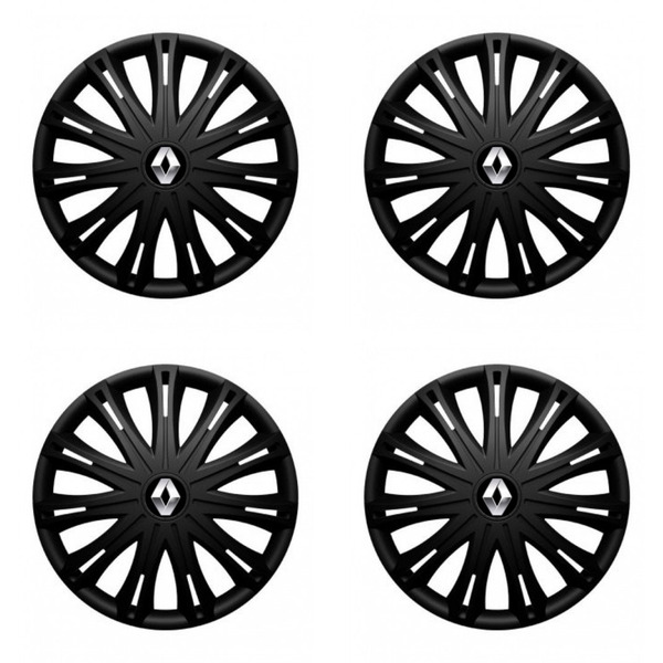puklice pre  Renault (staršie logo) 17 SPARK BLACK