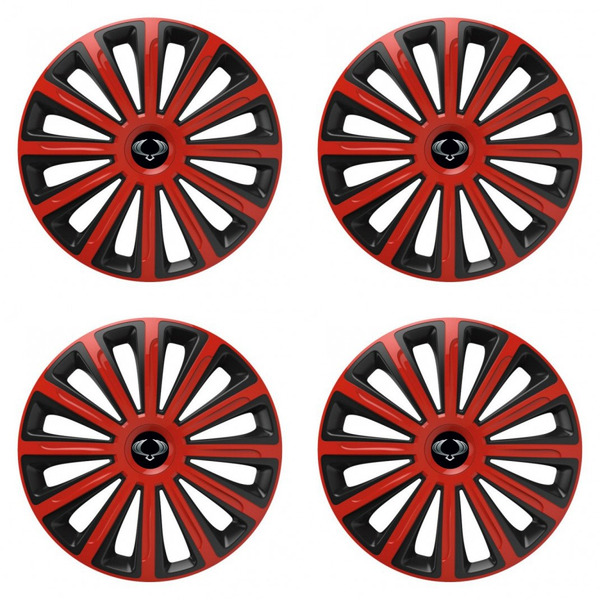 puklice pre  Sangyong 16 TREND red and black