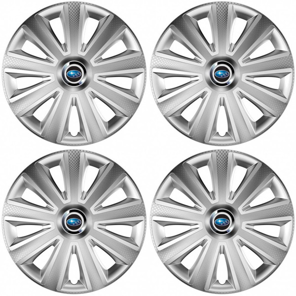 puklice pre  Subaru 16 Aviator carbon RC 16 silver